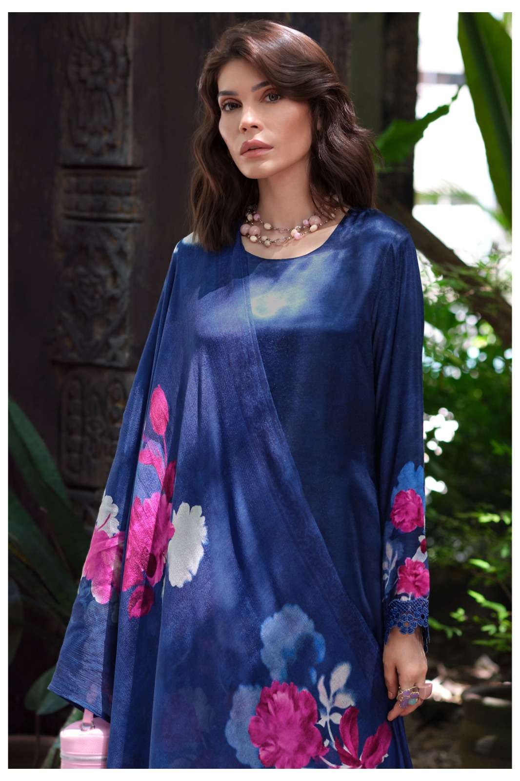 Varsha Garden Memoir Viscose Crape Dress Material - Amrah Wholesale