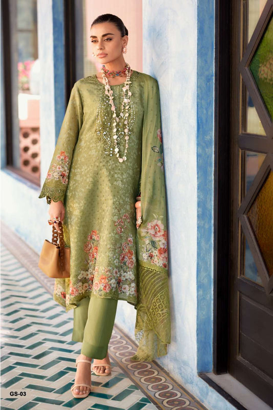 Varsha Golden Soul Shimmer Dress Material - Amrah Wholesale