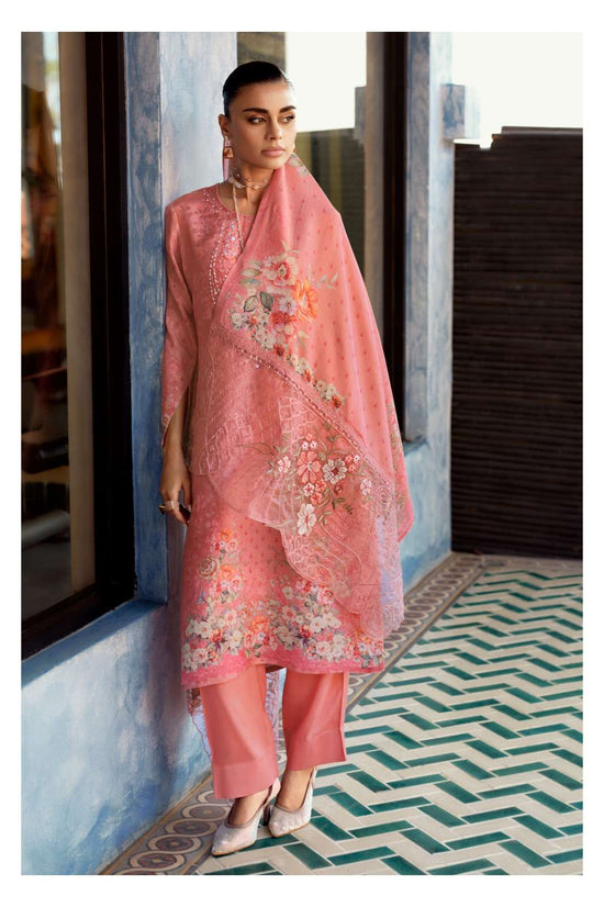 Varsha Golden Soul Shimmer Dress Material - Amrah Wholesale