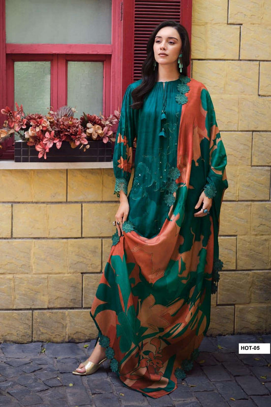 Varsha Fashion House Of Tulips Premium Muslin Dress Material