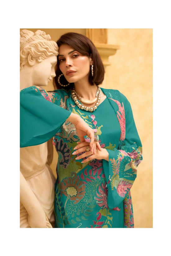 Varsha Imprint Viscose Muslin Unstitched Dress Material - Amrah Wholesale