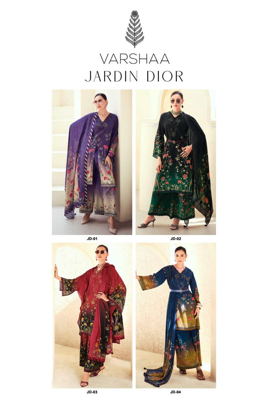 Varsha Fashion Jardin Dior Viscose Muslin Dress Material