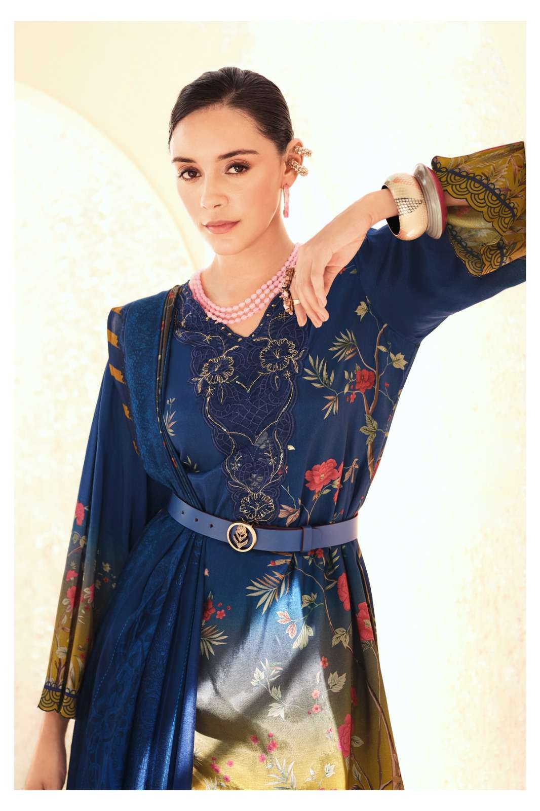 Varsha Fashion Jardin Dior Viscose Muslin Dress Material