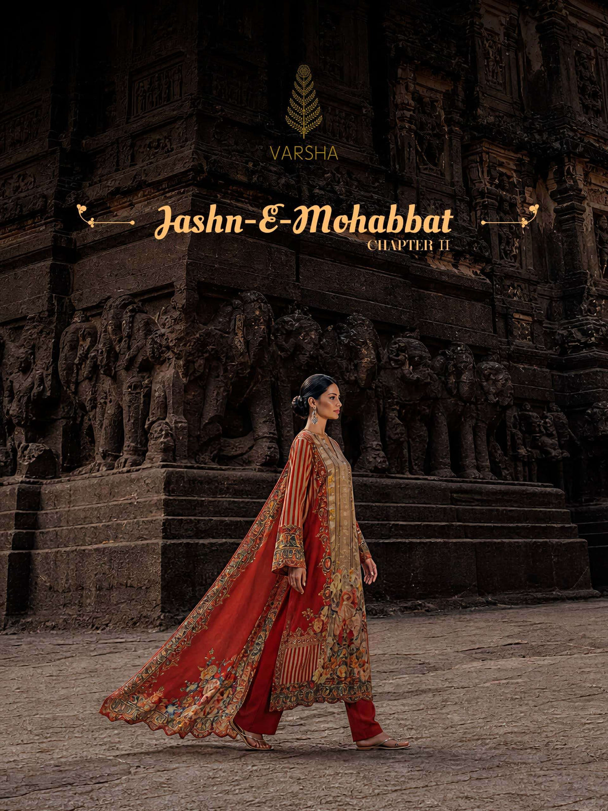Varsha Fashion Jashn E Mohabbat Chapter 2 Digitally Printed Muslin Suit