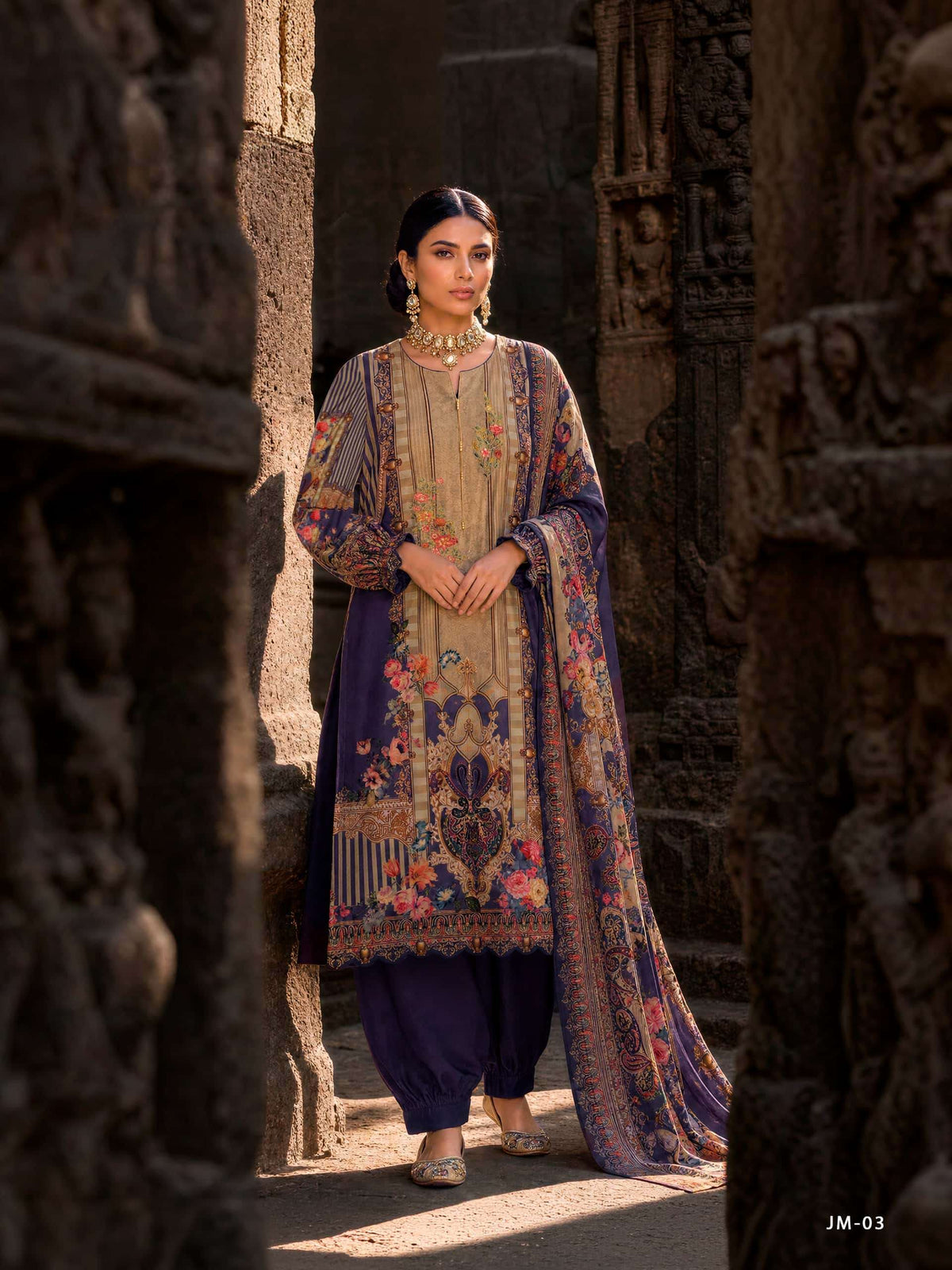 Varsha Fashion Jashn E Mohabbat Chapter 2 Digitally Printed Muslin Suit