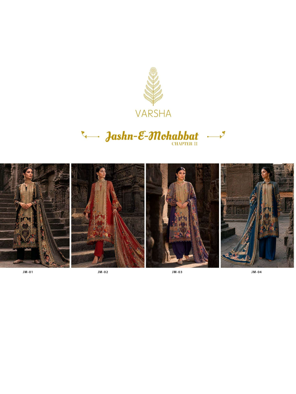Varsha Fashion Jashn E Mohabbat Chapter 2 Digitally Printed Muslin Suit