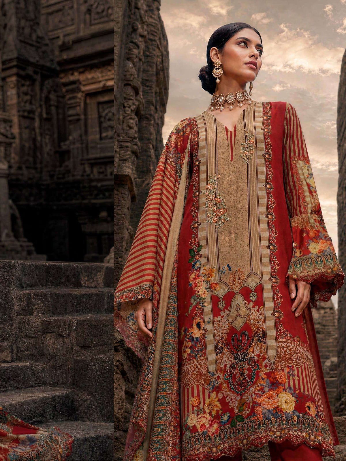 Varsha Fashion Jashn E Mohabbat Chapter 2 Digitally Printed Muslin Suit