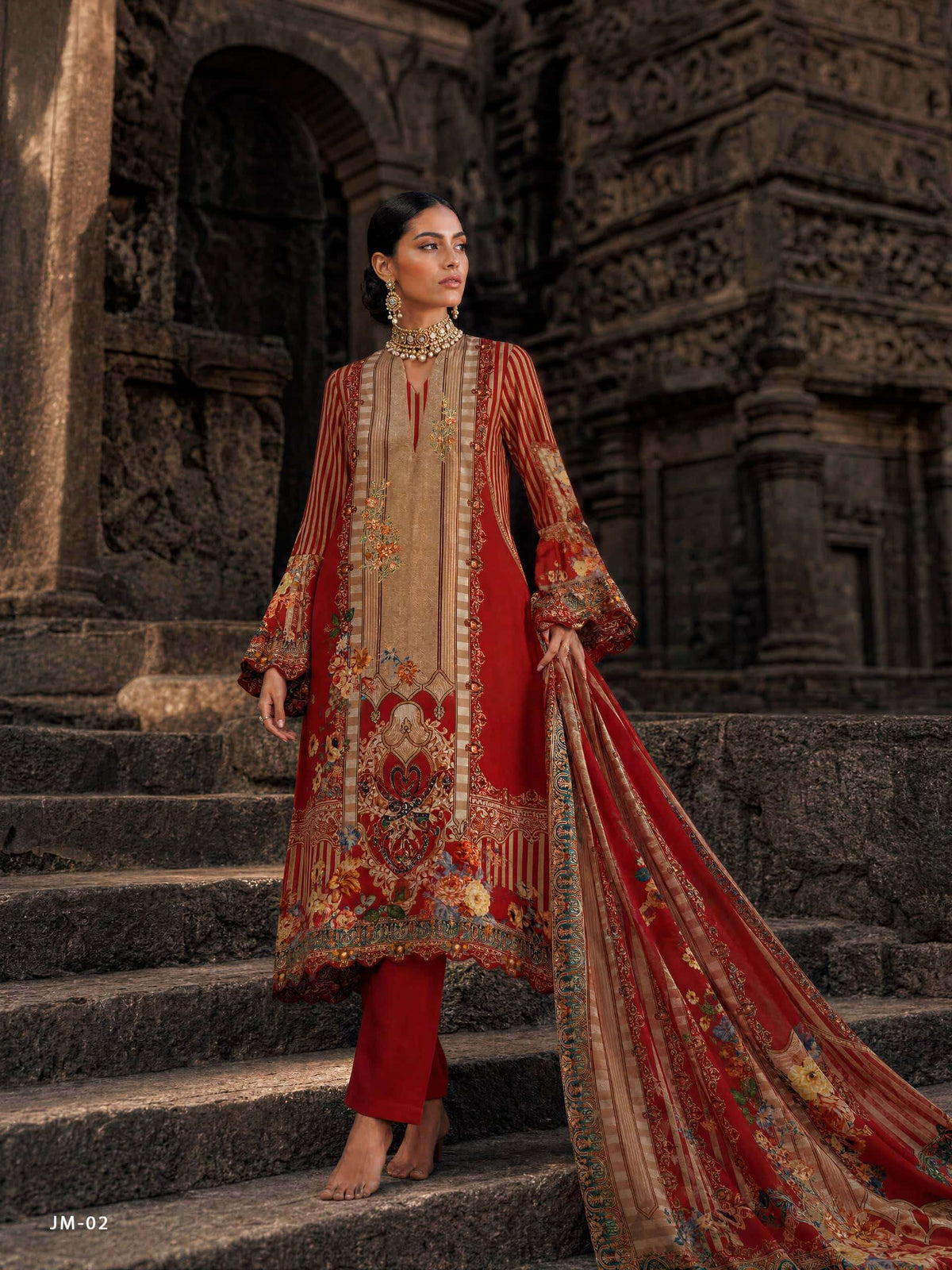 Varsha Fashion Jashn E Mohabbat Chapter 2 Digitally Printed Muslin Suit