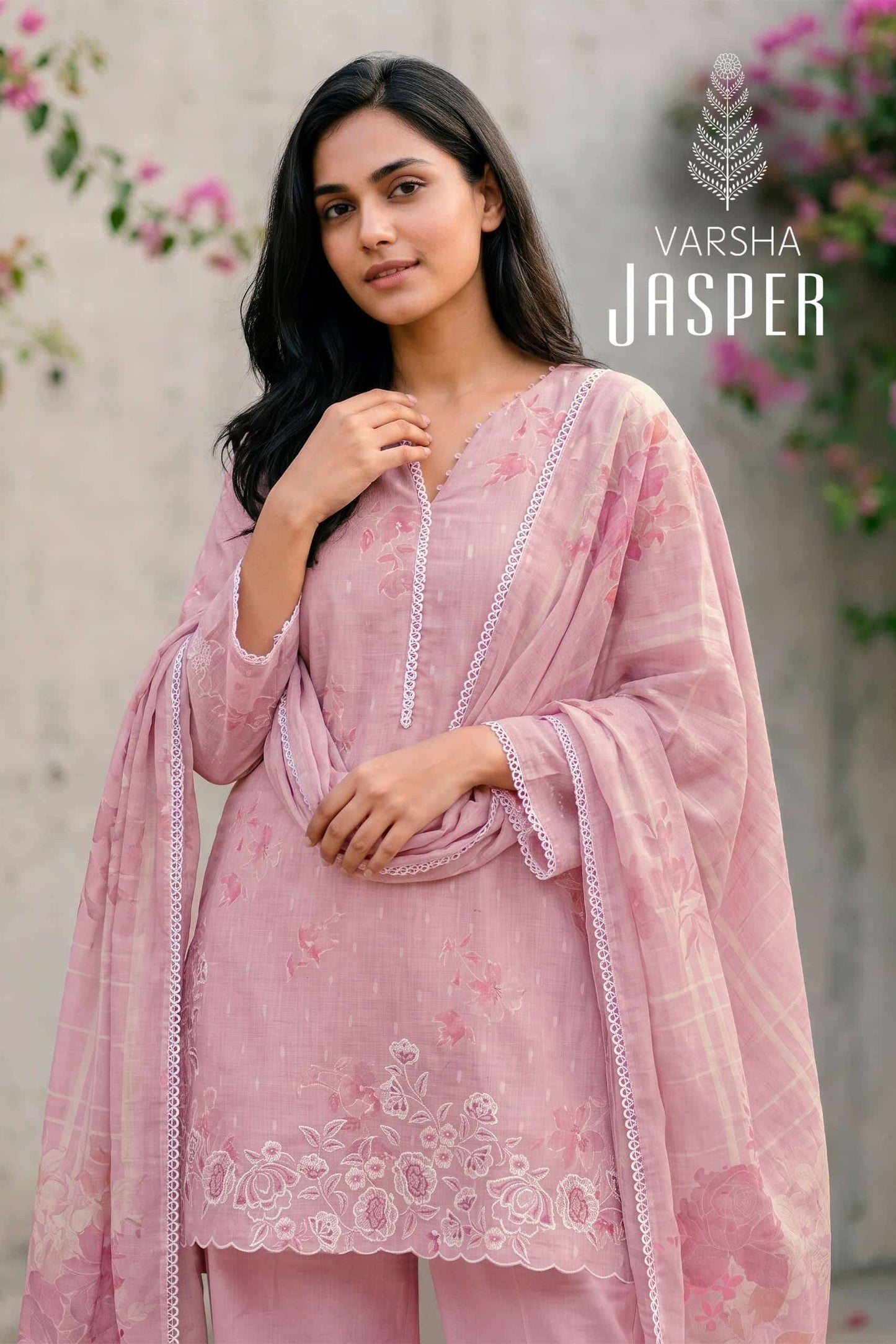 Varsha Fashion Jasper Cotton Linen Dress Material