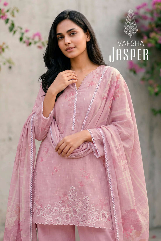 Varsha Fashion Jasper Cotton Linen Dress Material