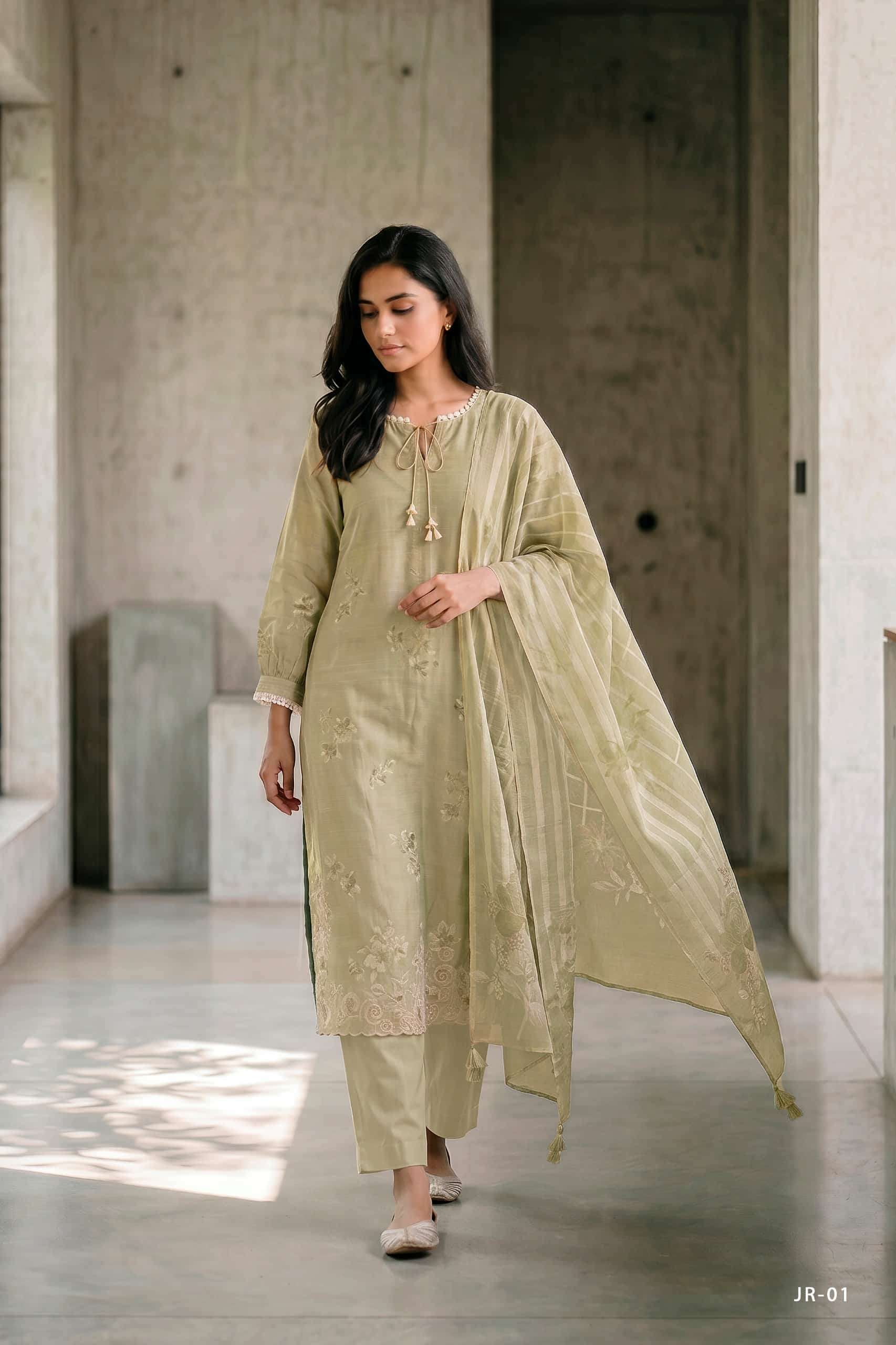 Varsha Fashion Jasper Cotton Linen Dress Material