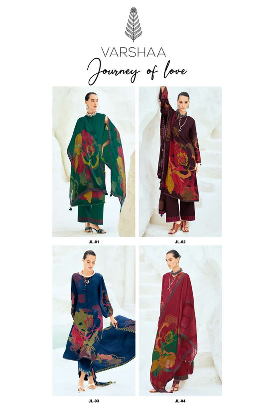 Varsha Fashion Journey Of Love Viscose Muslin Dress Material