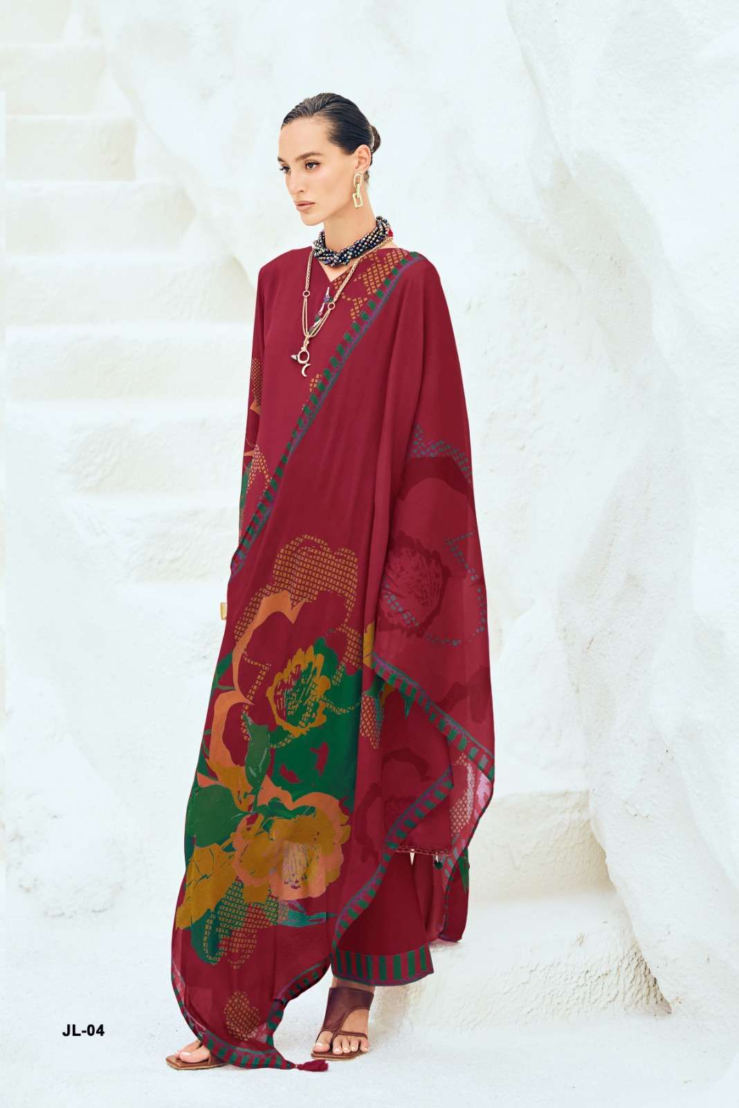 Varsha Fashion Journey Of Love Viscose Muslin Dress Material
