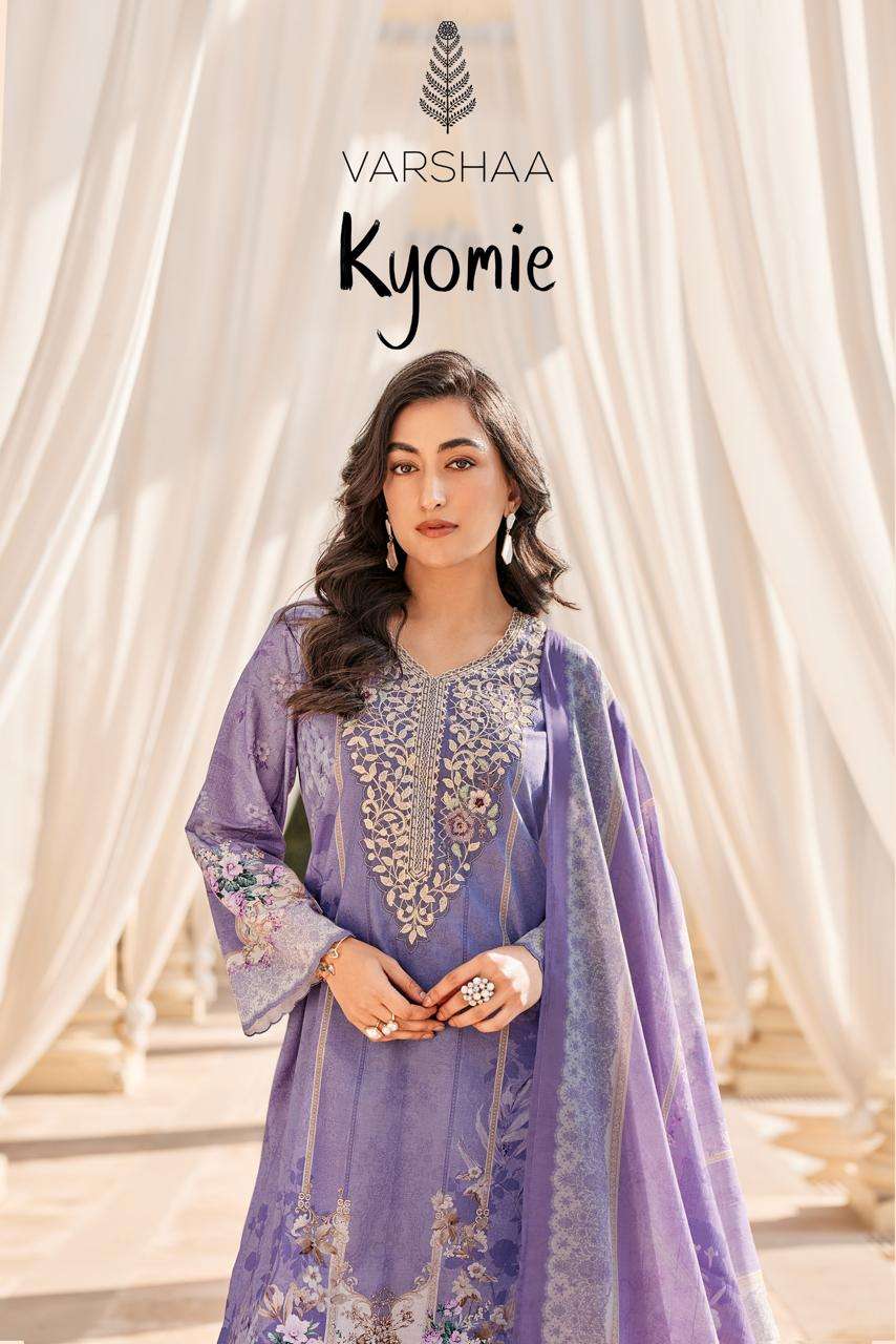 Varsha Fashion Kyomie Cotton Jacquard Dress Material