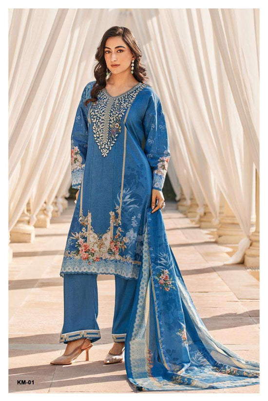 Varsha Fashion Kyomie Cotton Jacquard Dress Material