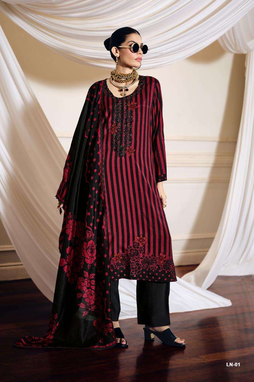 Varsha Limina Muslin Dress Material - Amrah Wholesale