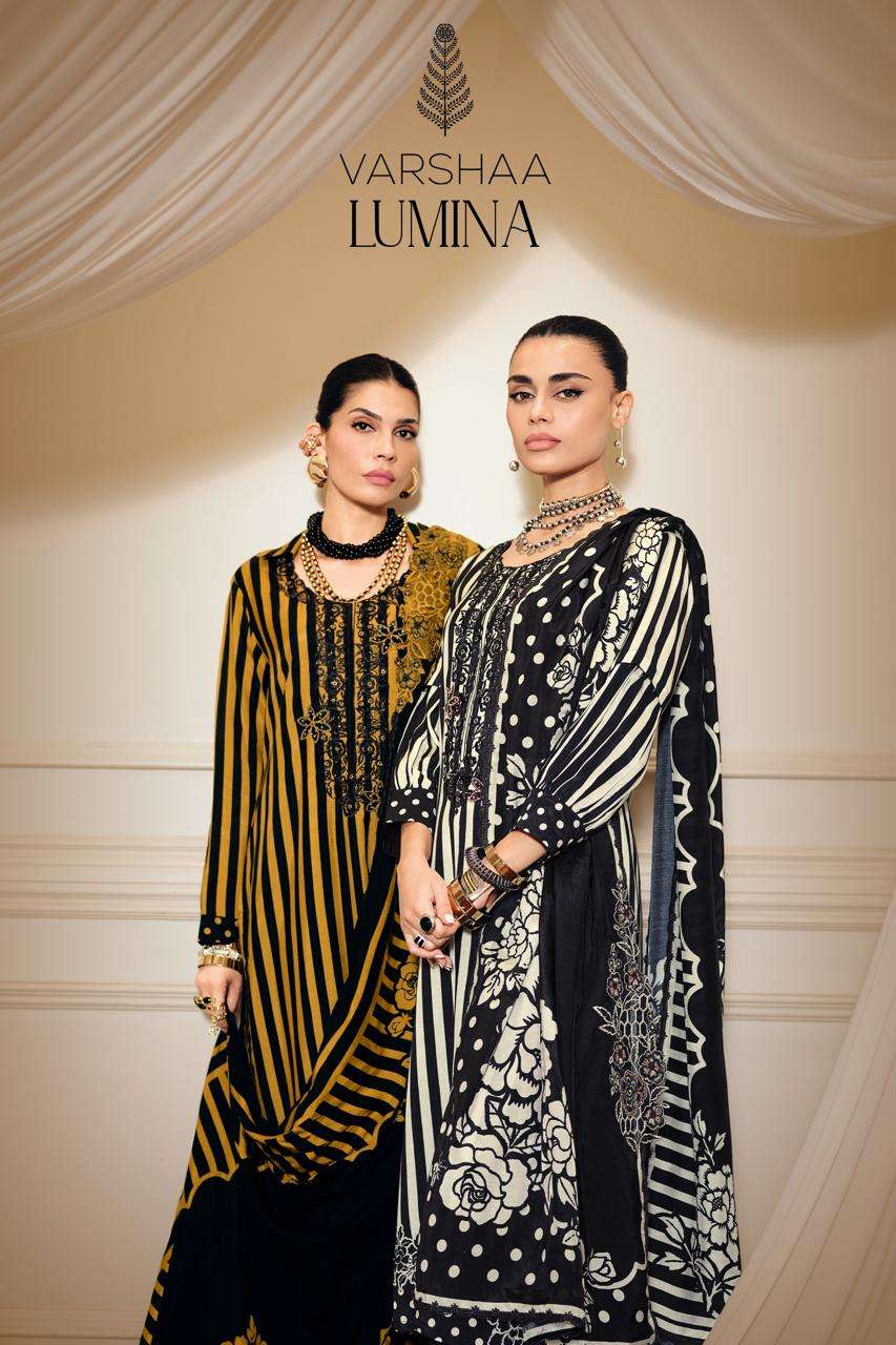 Varsha Limina Muslin Dress Material - Amrah Wholesale