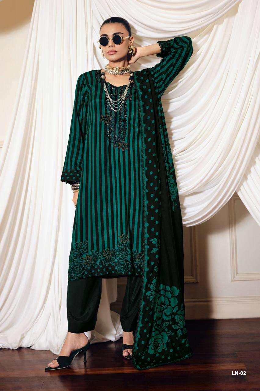Varsha Limina Muslin Dress Material - Amrah Wholesale