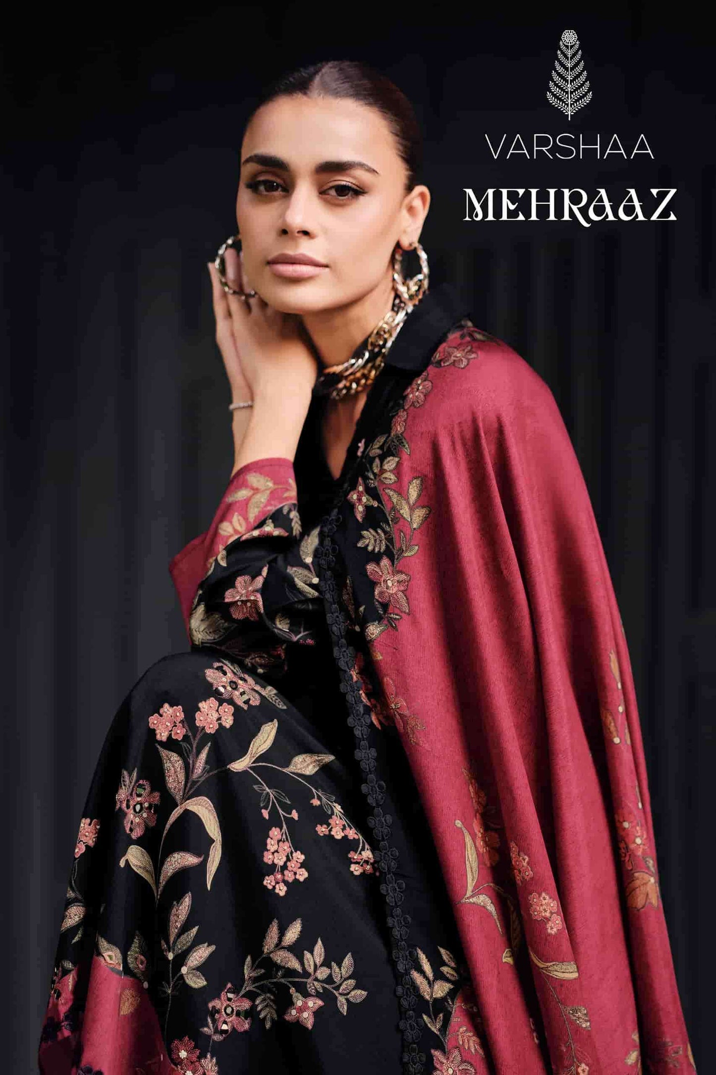 Varsha Fashion Mehraaz Muslin Dress Material Wholesale - Amrah Wholesale