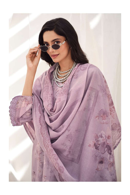 Varsha Fashion Mid Night Cotton Linen Dress Material