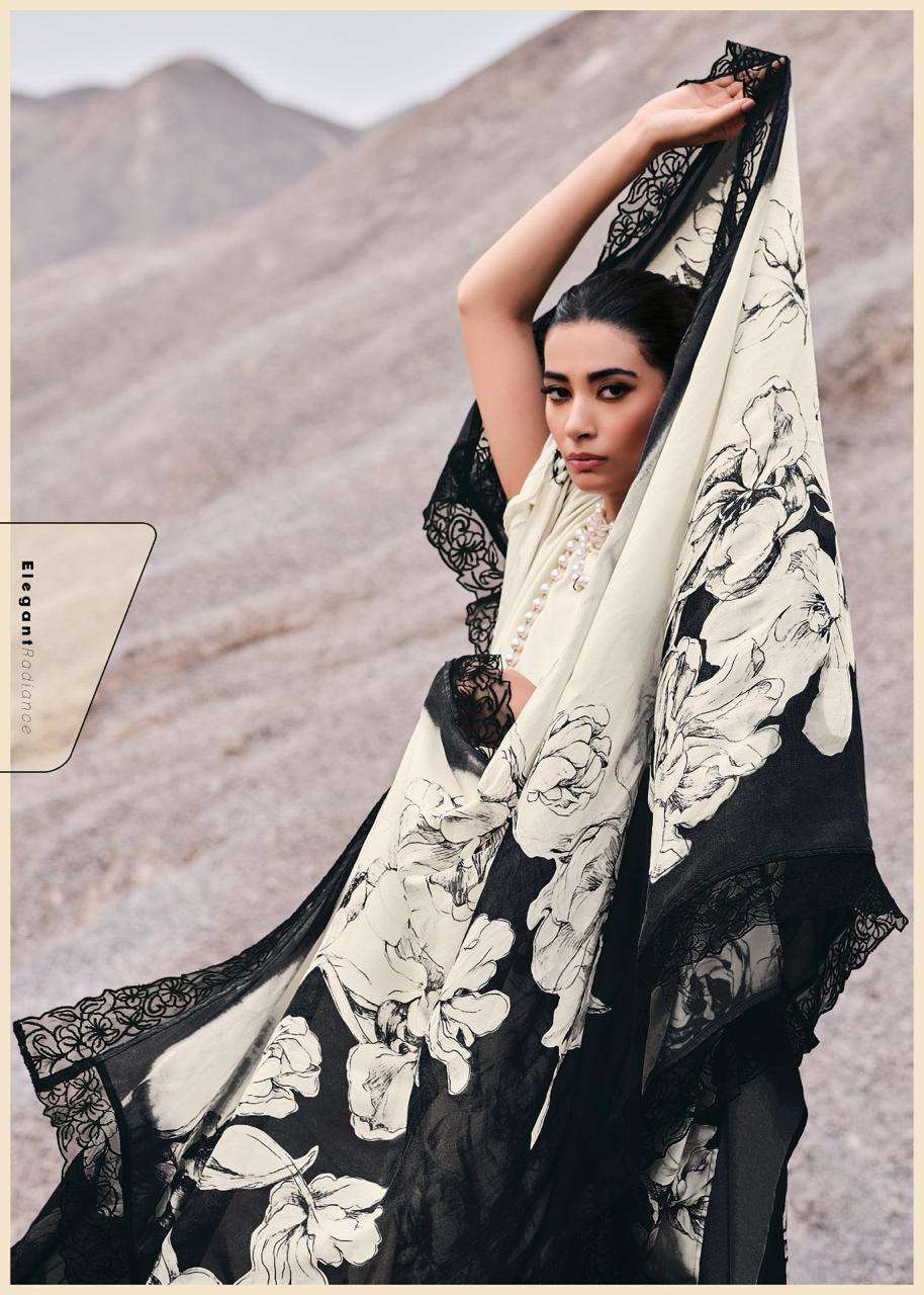 Varsha Fashion Monochrome Muslin Digital Printed Dress Material - Amrah Wholesale