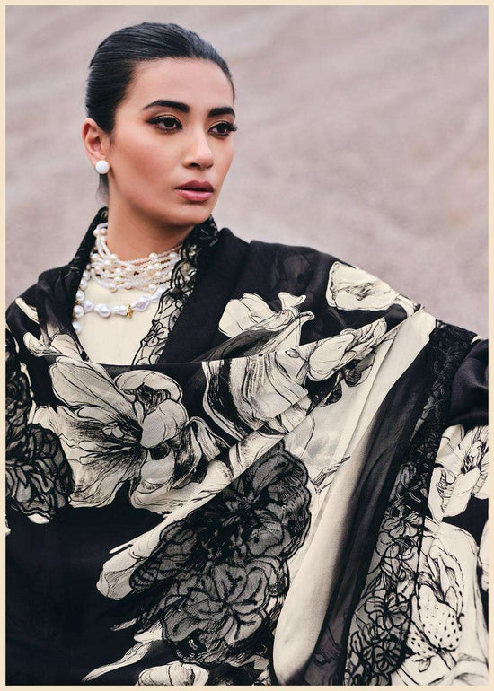 Varsha Fashion Monochrome Muslin Digital Printed Dress Material - Amrah Wholesale