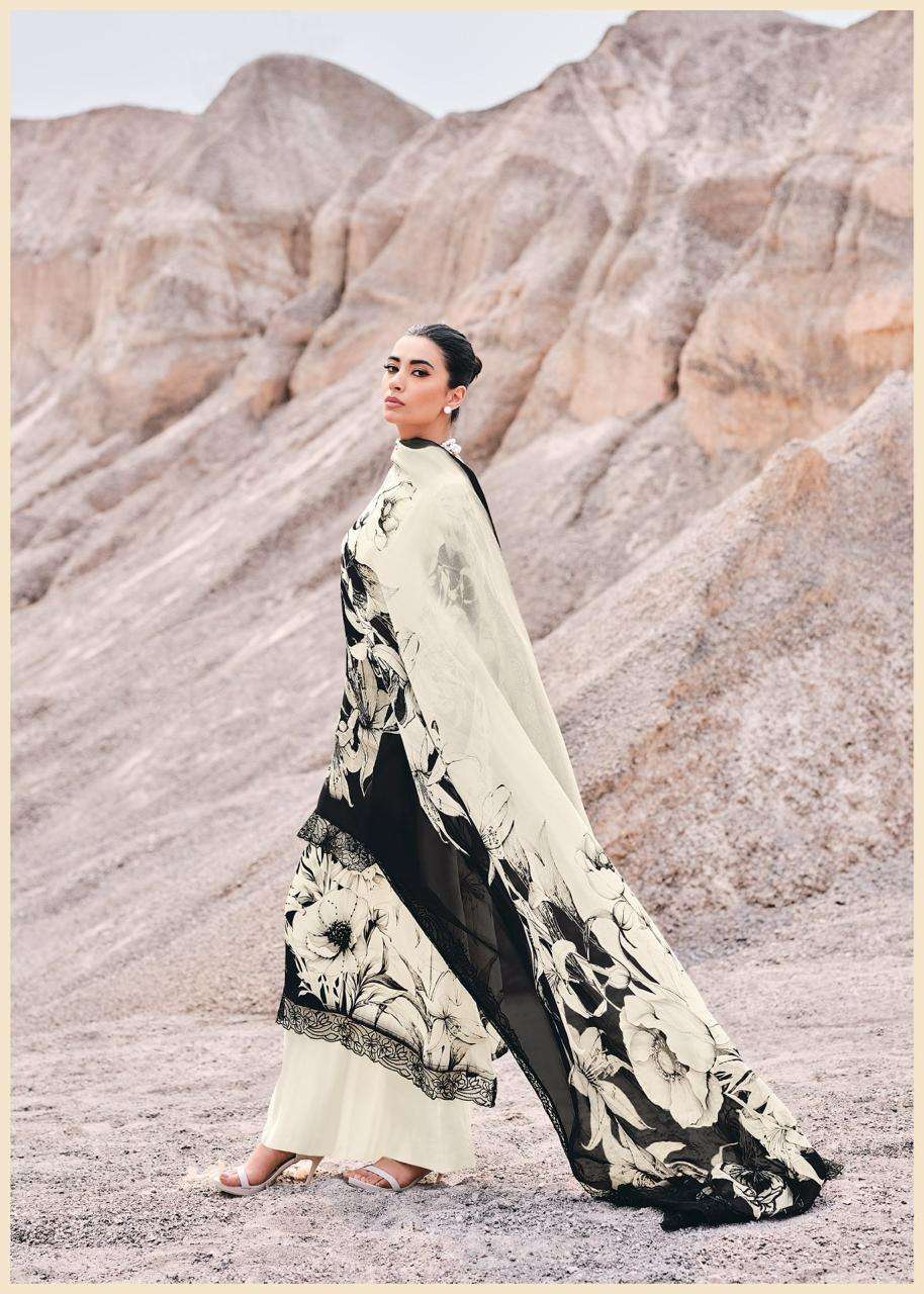 Varsha Fashion Monochrome Muslin Digital Printed Dress Material - Amrah Wholesale