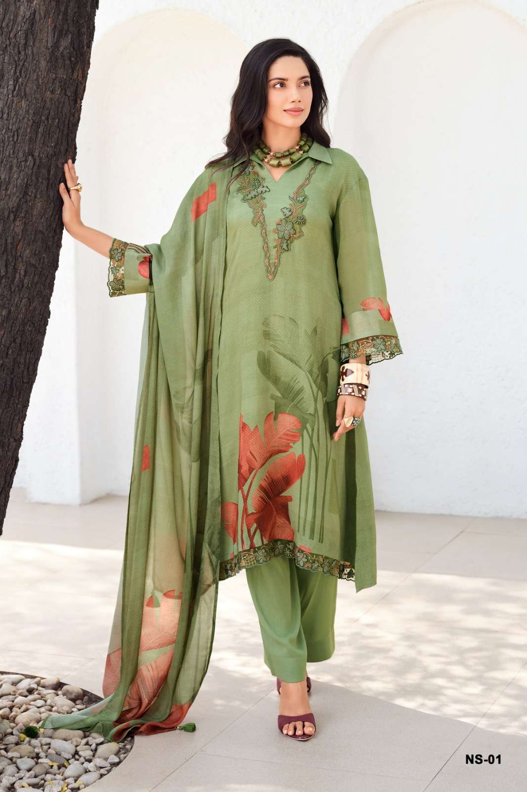 Varsha Nerissa Organza Dress Material