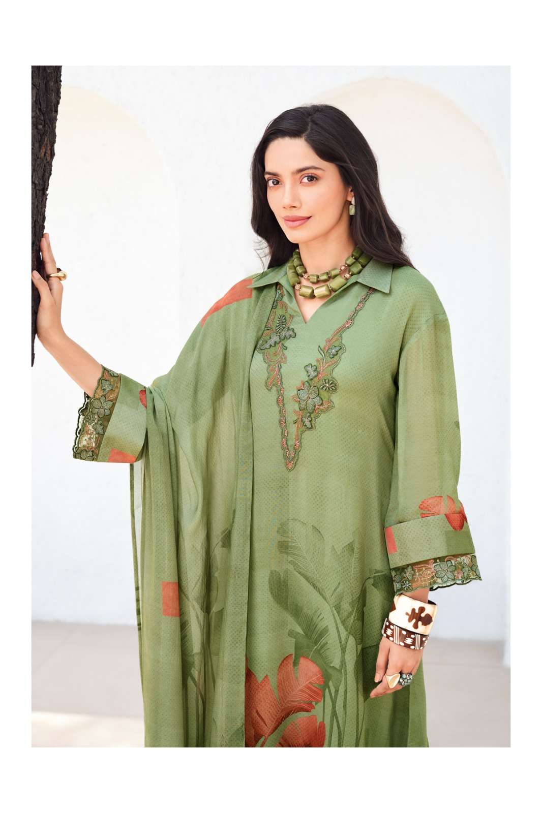 Varsha Nerissa Organza Dress Material