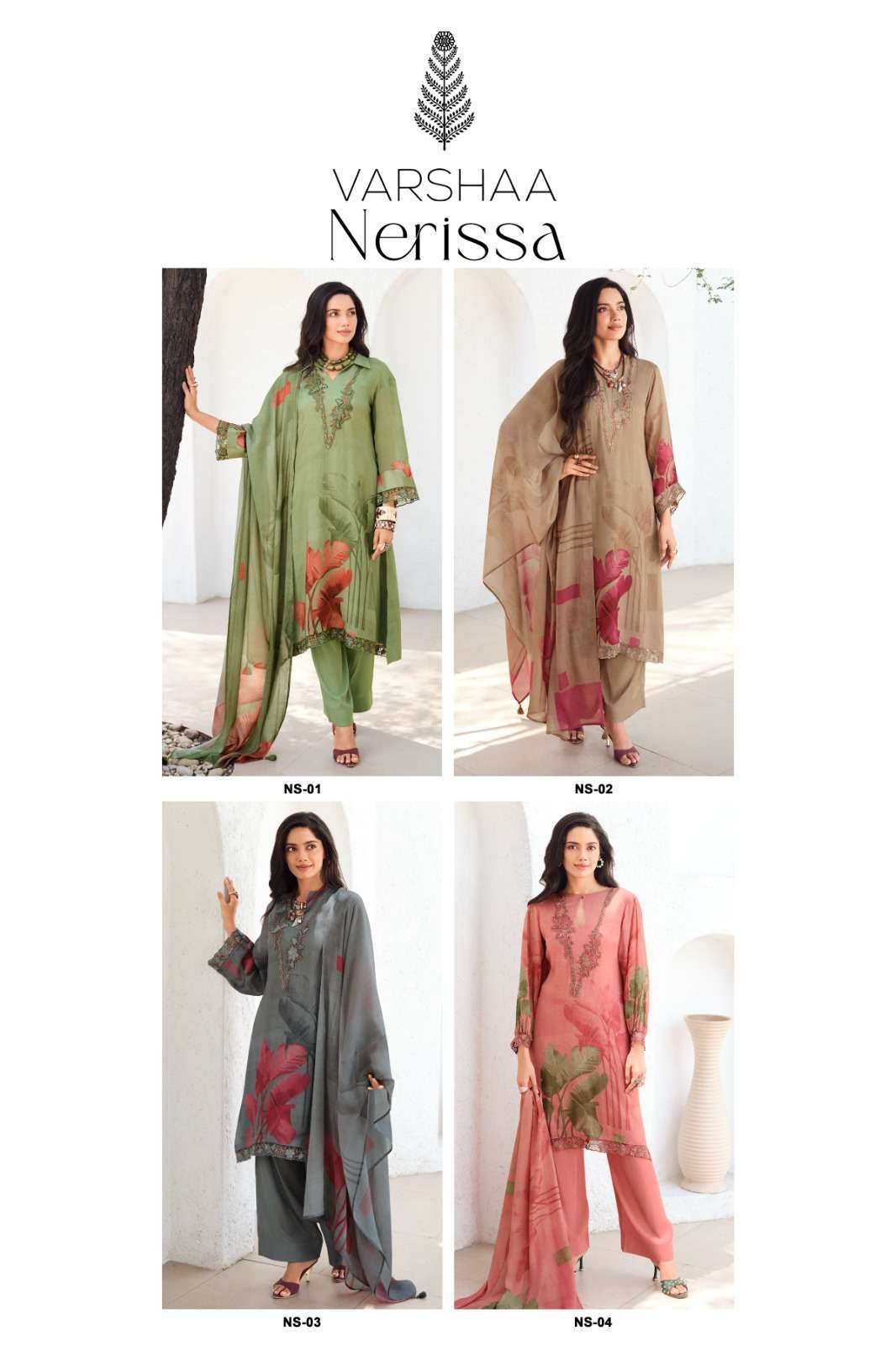Varsha Nerissa Organza Dress Material