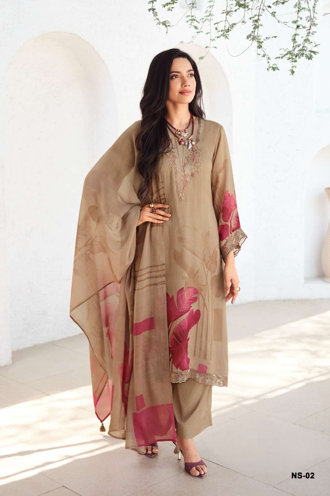 Varsha Nerissa Organza Dress Material