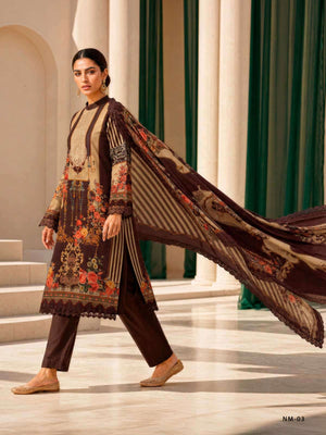 Varsha Fashion Noor E Mohabbat Chapter 3 Digital Printed Muslin Fancy Dress Material