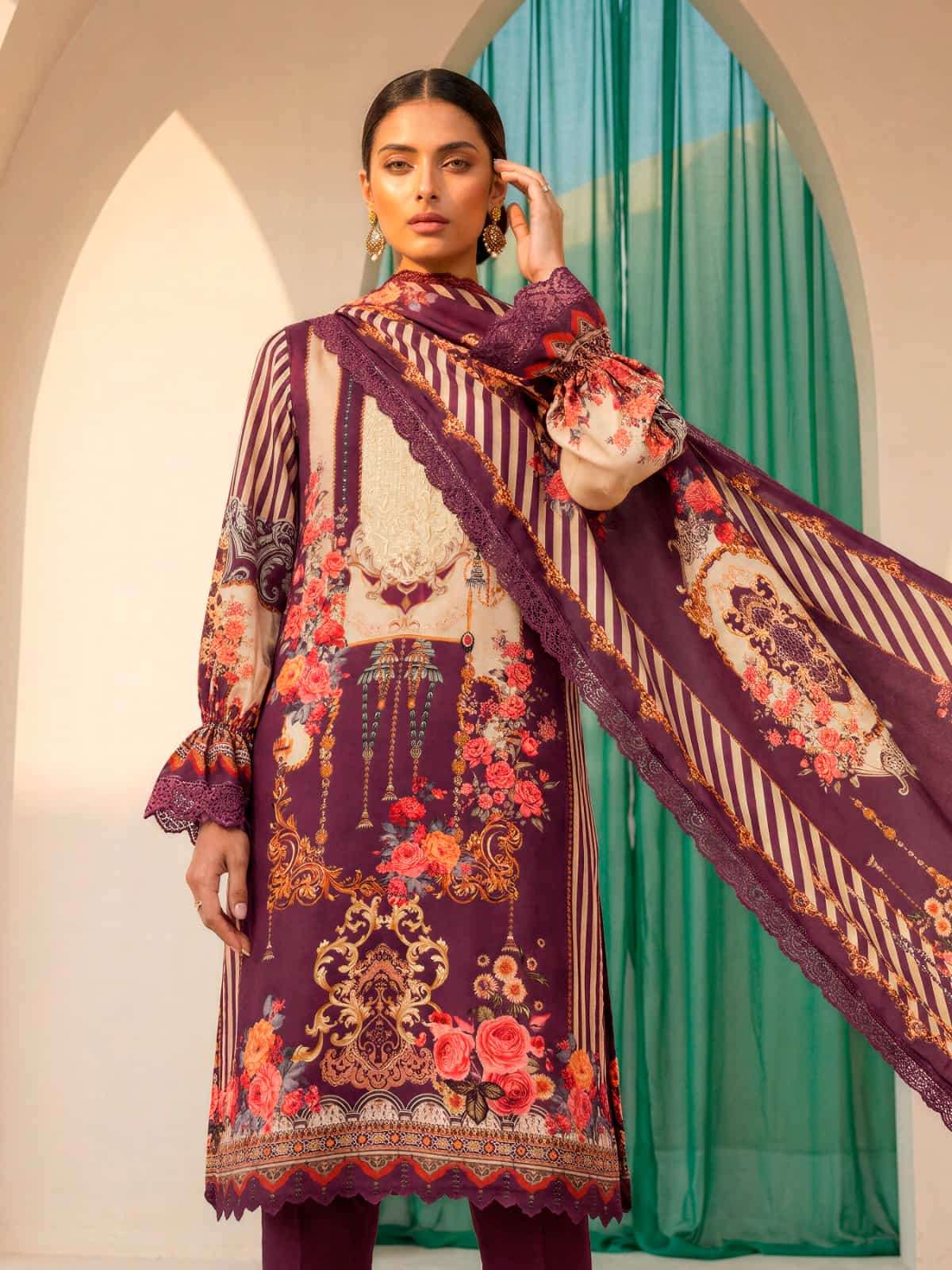 Varsha Fashion Noor E Mohabbat Chapter 3 Digital Printed Muslin Fancy Dress Material