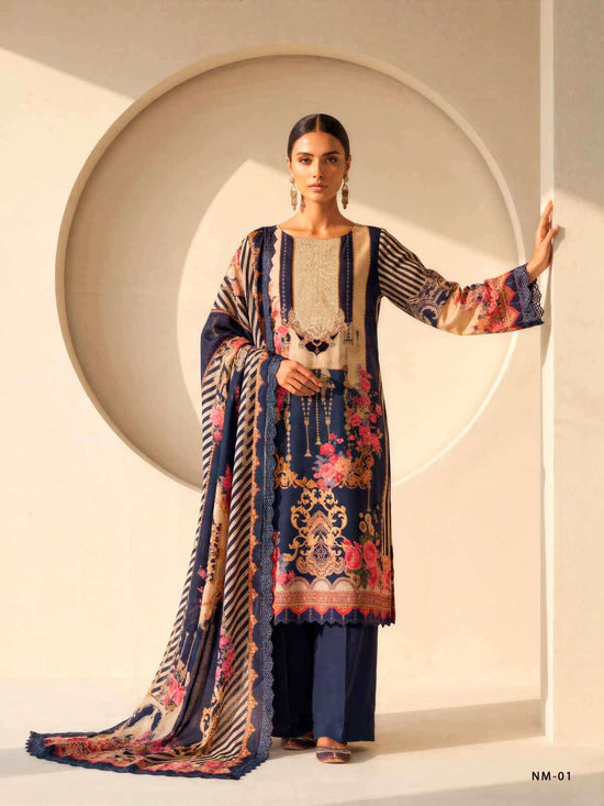 Varsha Fashion Noor E Mohabbat Chapter 3 Digital Printed Muslin Fancy Dress Material
