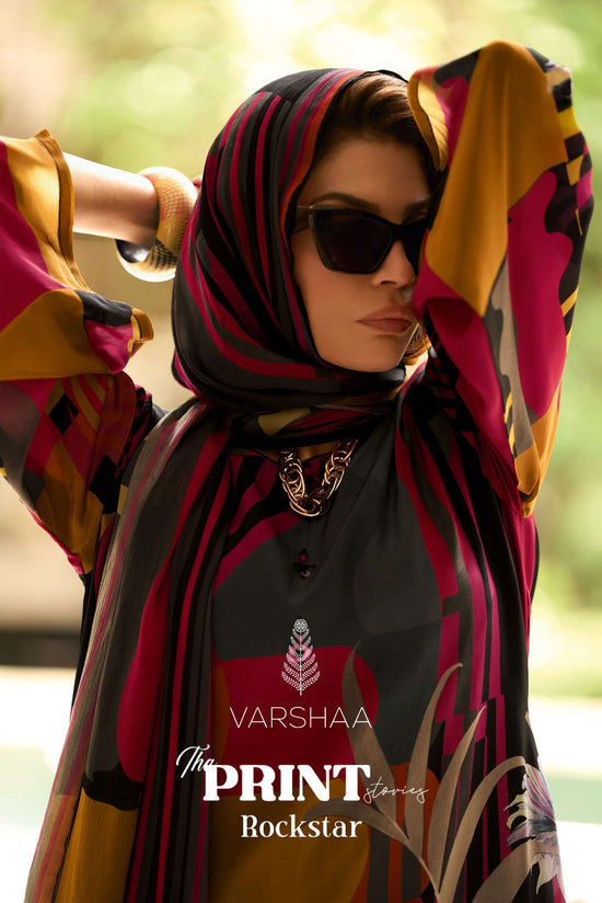 Varsha The Print Stories Rockstar Silk Dress Material - Amrah Wholesale