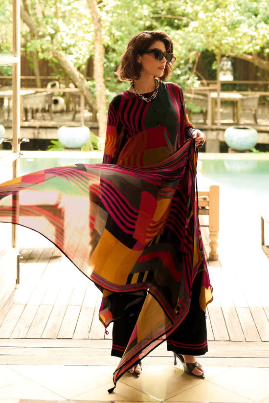 Varsha The Print Stories Rockstar Silk Dress Material - Amrah Wholesale