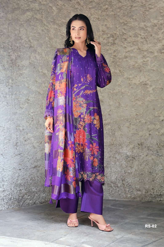 Varsha Rasa Premium Viscose Woven Unstitched Dress Material - Amrah Wholesale
