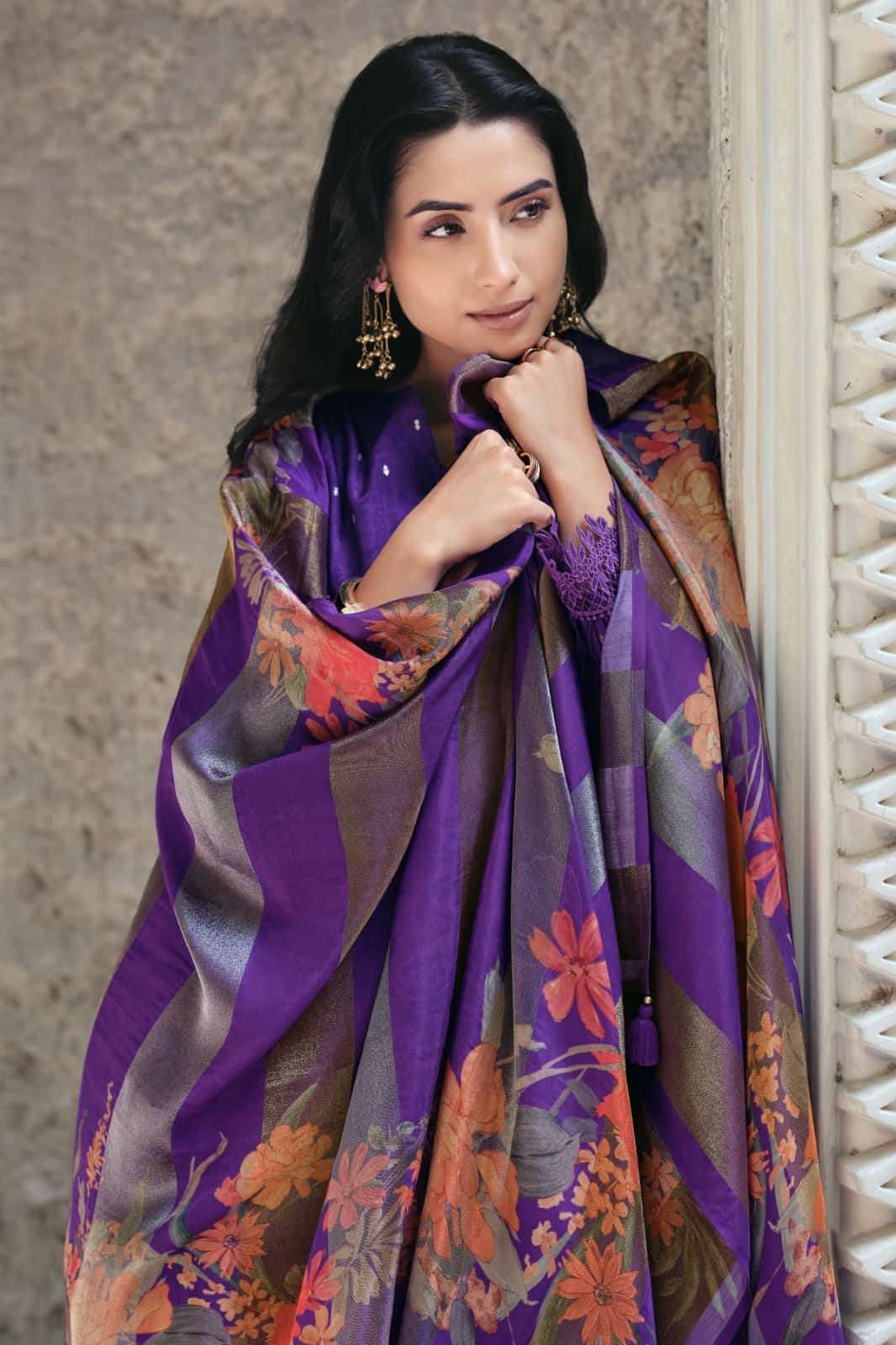 Varsha Rasa Premium Viscose Woven Unstitched Dress Material - Amrah Wholesale