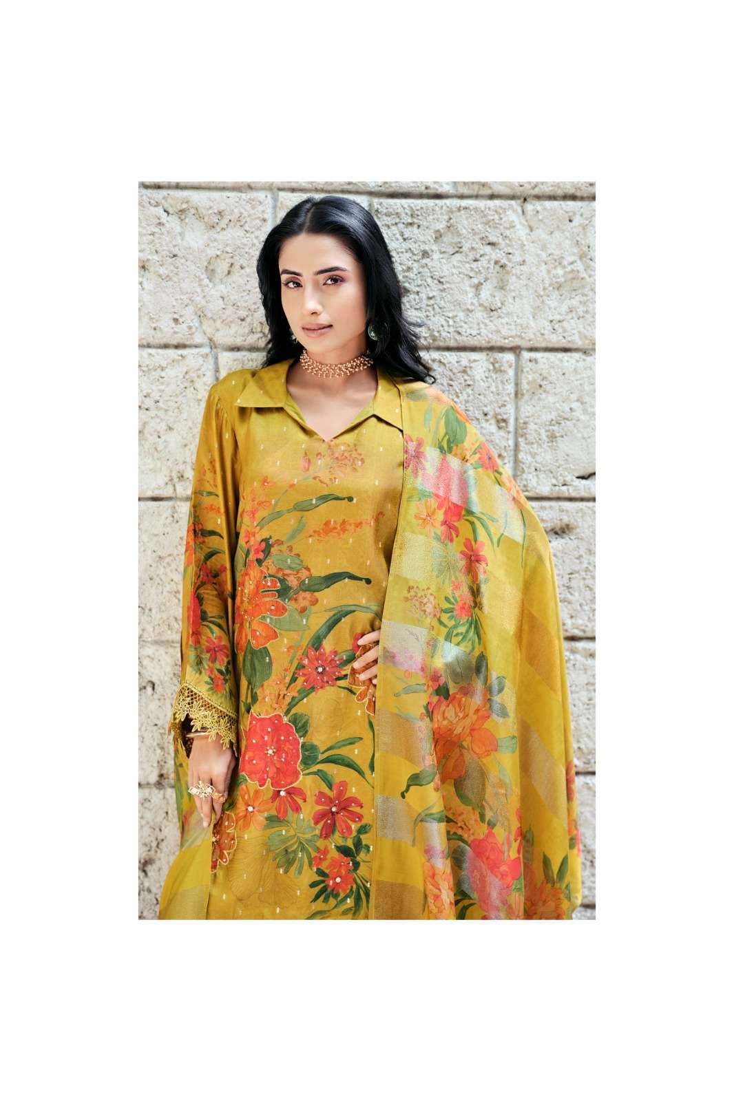 Varsha Rasa Premium Viscose Woven Unstitched Dress Material - Amrah Wholesale