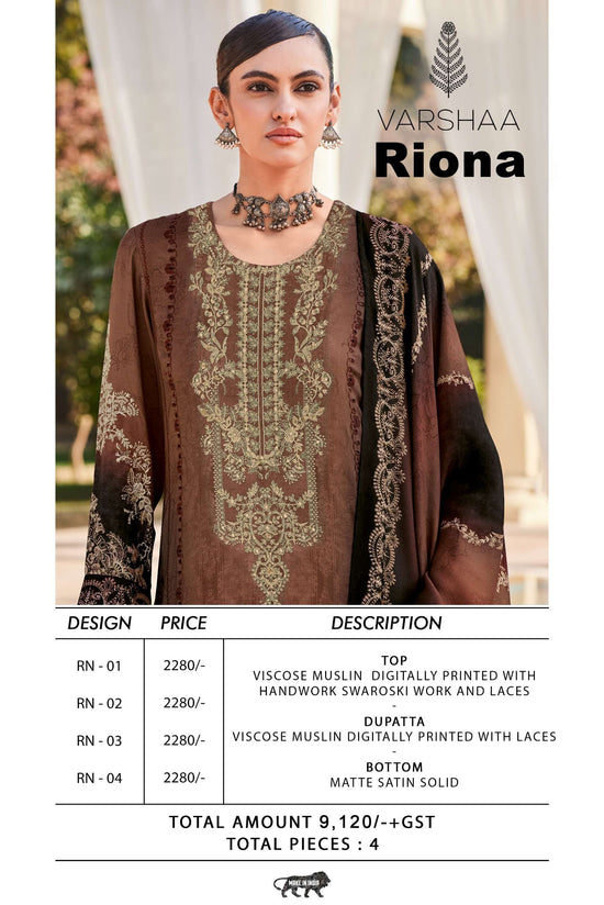 Varsha Fashion Riona Muslin Dress Material