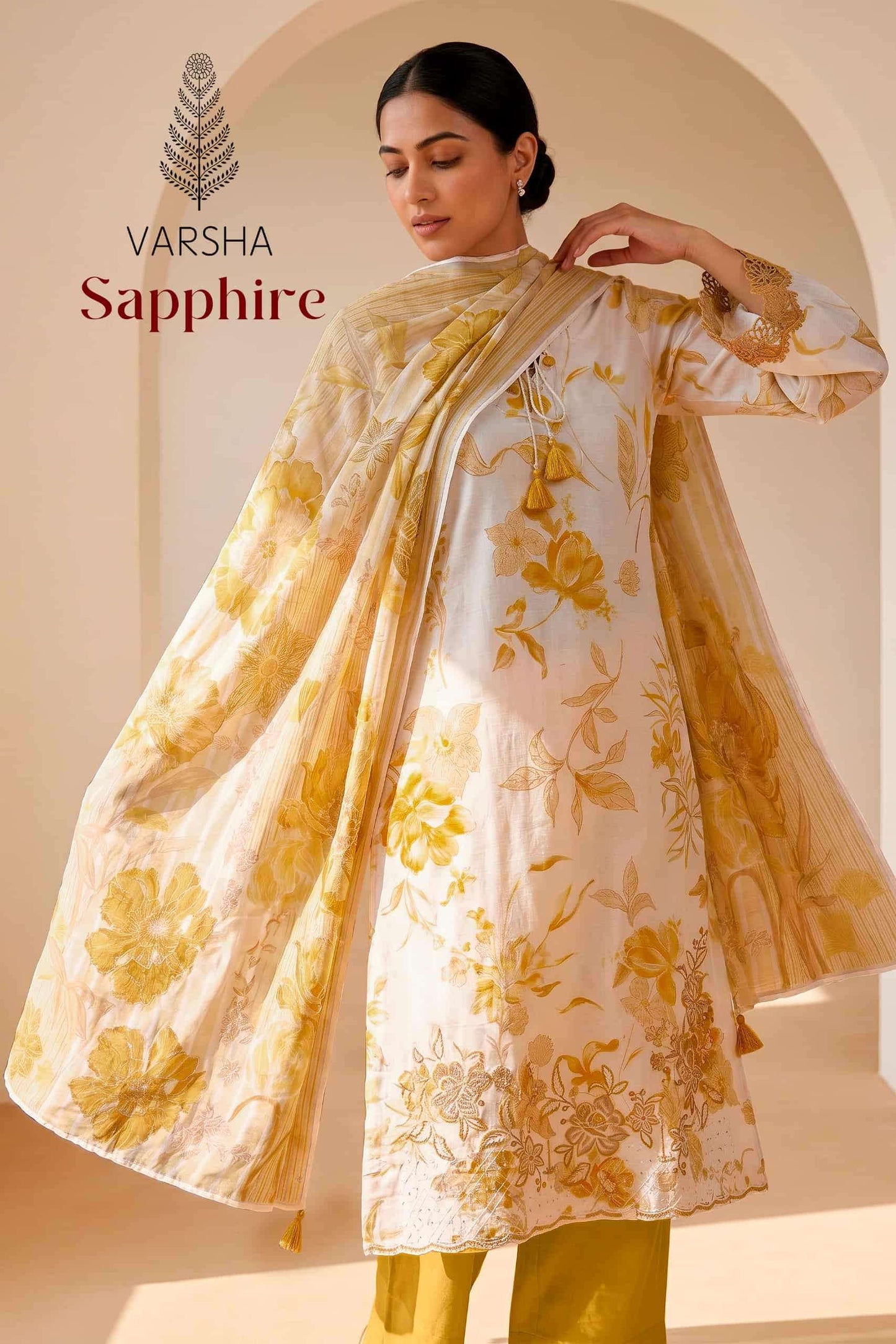 Varsha Fashion Sapphire Cotton Dress Material