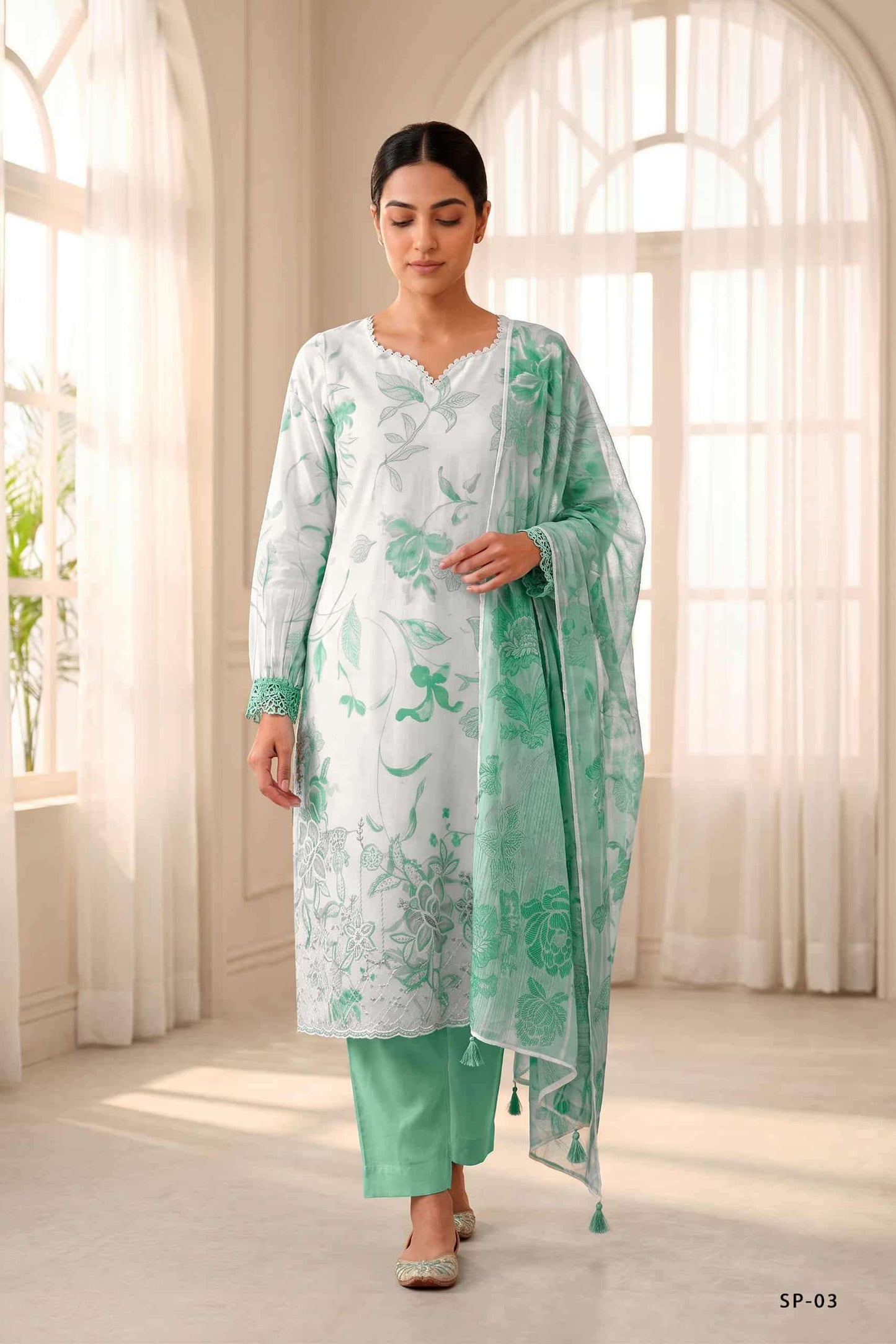 Varsha Fashion Sapphire Cotton Dress Material