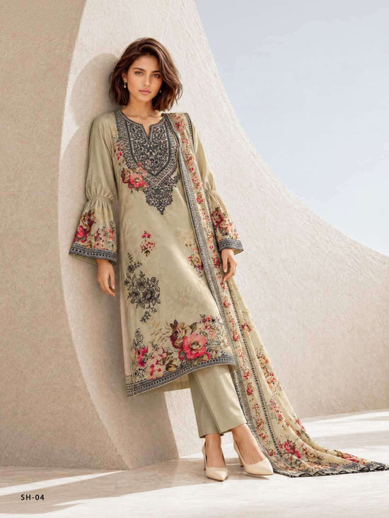 Varsha Fashion Shahbagh Viscose Pashmina Fancy Salwar Kameez