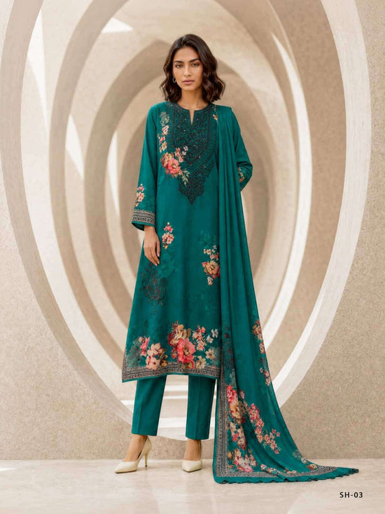 Varsha Fashion Shahbagh Viscose Pashmina Fancy Salwar Kameez