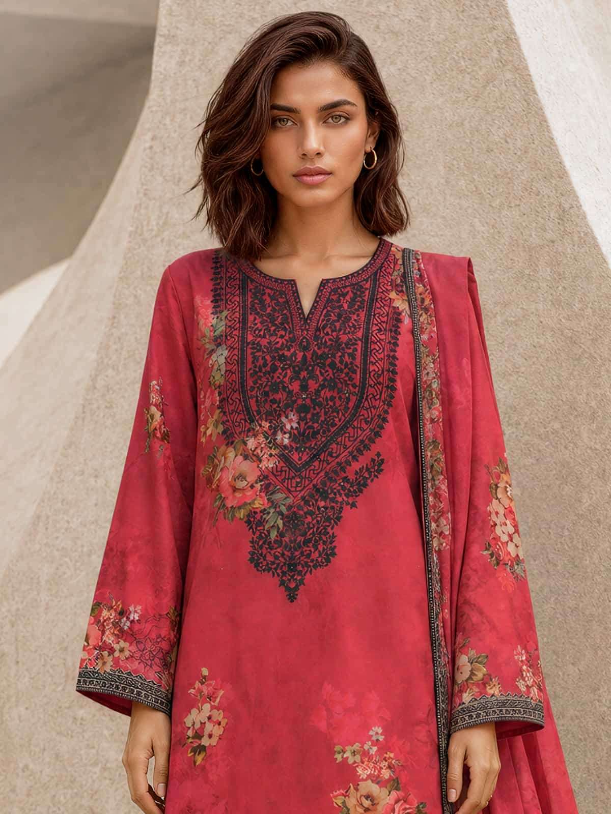 Varsha Fashion Shahbagh Viscose Pashmina Fancy Salwar Kameez