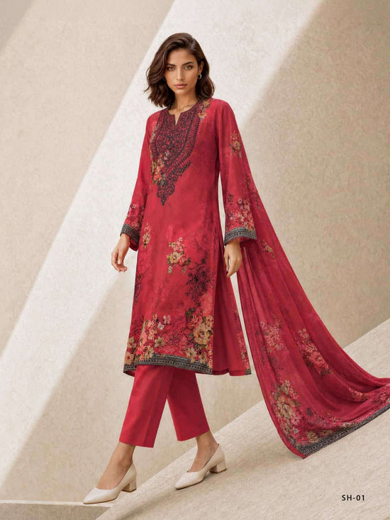 Varsha Fashion Shahbagh Viscose Pashmina Fancy Salwar Kameez