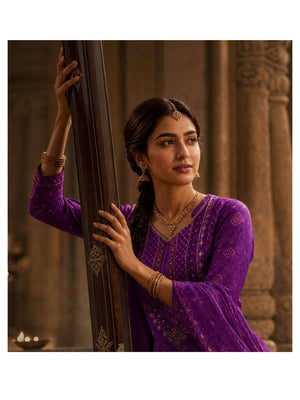 Varsha Sihaya Russian Silk Dress Material - Amrah Wholesale