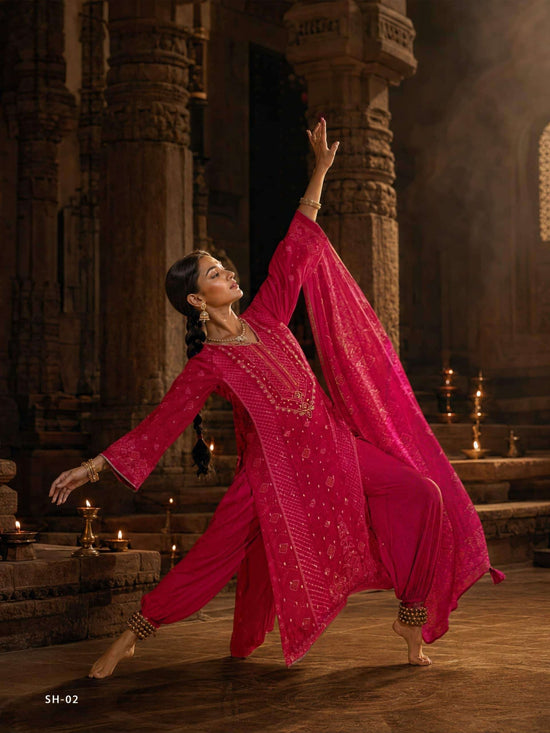 Varsha Sihaya Russian Silk Dress Material - Amrah Wholesale
