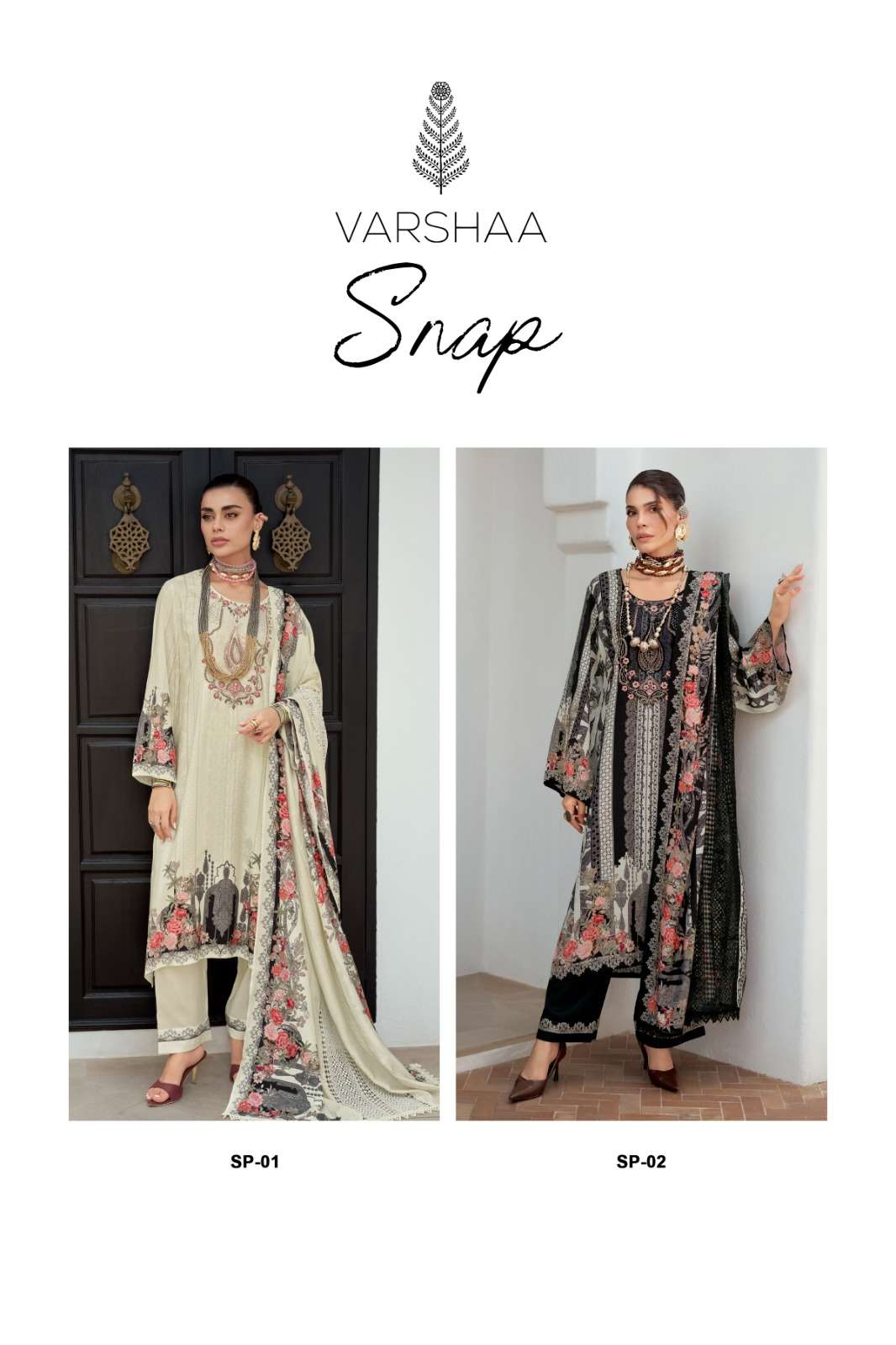 Varsha Fashion Snap Muslin Dress Material - Amrah Wholesale