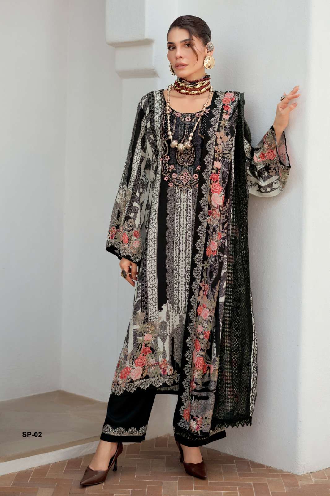 Varsha Fashion Snap Muslin Dress Material - Amrah Wholesale